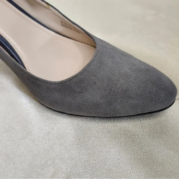 Cole Haan Gray Suede Heels - Picture 8 of 15